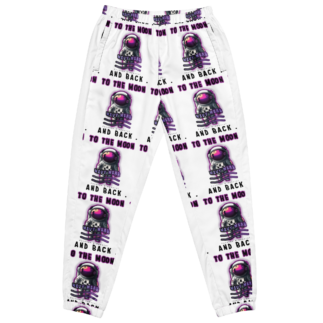 Moon & Back Print WavyWear Joggers